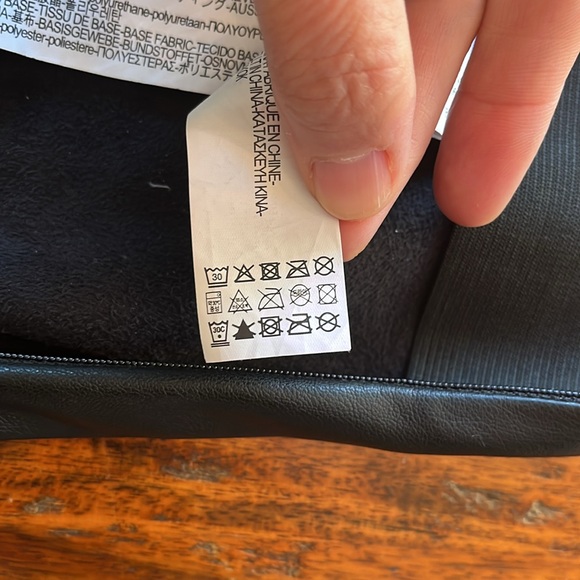 NWOT Zara Basic Collection Faux Leather Pants - Size L - Picture 6 of 8